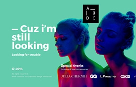 网站制作之ABCD / Fashion Concept页面设计