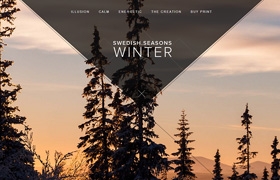 网站建设之瑞典季节设计